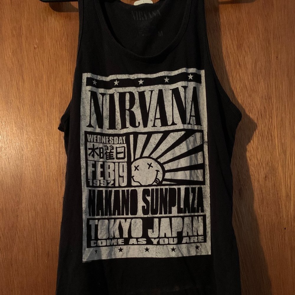 NIRVANA Men Tank Top Tokyo Tour
